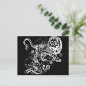 Zodiac Leo Postkarte (Stehend Vorderseite)