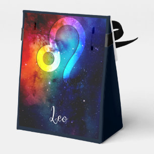 Zodiac : Leo Rainbow Space Geschenkschachtel