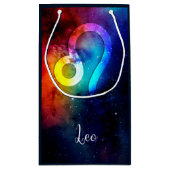 Zodiac : Leo Rainbow Space Kleine Geschenktüte (Rückseite)