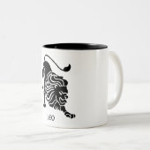 ZODIAC LEO SIGN ZWEIFARBIGE TASSE (VorderseiteRechts)
