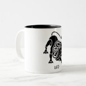 ZODIAC LEO SIGN ZWEIFARBIGE TASSE (Vorderseite Links)
