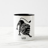 ZODIAC LEO SIGN ZWEIFARBIGE TASSE (Mittel)