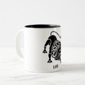 ZODIAC LEO SIGN ZWEIFARBIGE TASSE (Vorderseite Links)