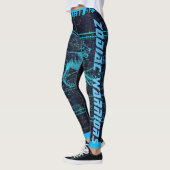 Zodiac Leo Star Karte Leggings (Links)