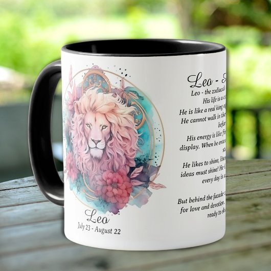 Zodiac Leo Tasse