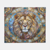 Zodiac - Leo the Lion Fleecedecke (Vorderseite (Horizontal))
