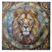 Zodiac - Leo the Lion Fliese (Vorderseite)