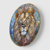 Zodiac - Leo the Lion Große Wanduhr (Winkel)