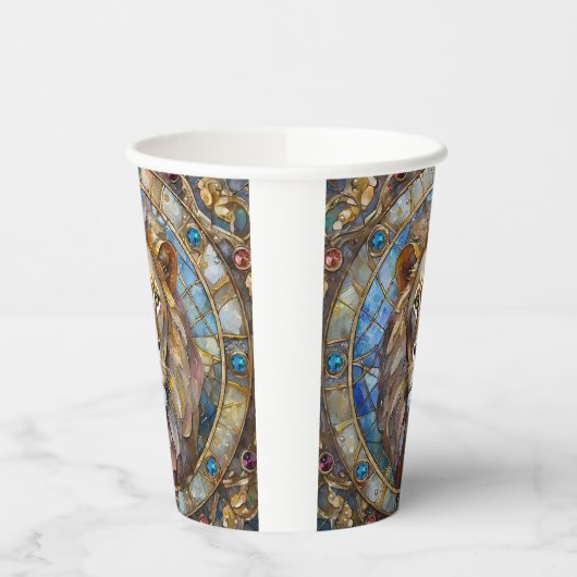 Zodiac - Leo the Lion Pappbecher (Links)