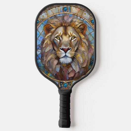 Zodiac - Leo the Lion Pickleball Schläger (Rückseite)