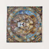 Zodiac - Leo the Lion Wandteppich (Vorderseite (Horizontal))