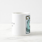 Zodiac Letterpress Aries Geburtstagsfeier Tasse (Mittel)