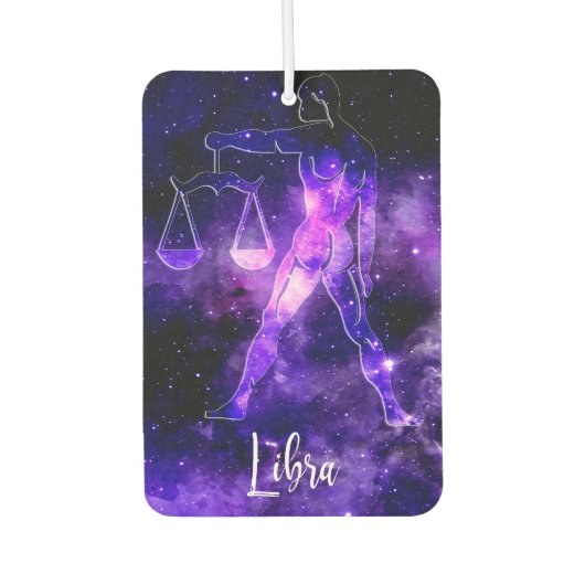 Zodiac: Libra Autolufterfrischer (Vorderseite)