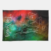 Zodiac : Libra 'Die Skalen' Geschirrtuch (Horizontal)