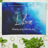 Zodiac : Libra-Eigenschaften Geschirrtuch (Gefaltet)