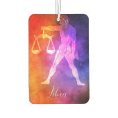 Zodiac : Libra Farbenfrohe Candy Colors Autolufterfrischer (Rückseite)