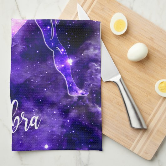 Zodiac: Libra Geschirrtuch (Viertel Falte)