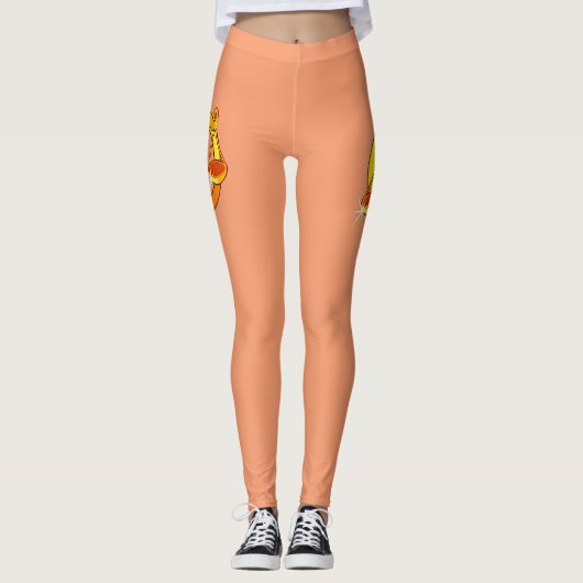 Zodiac Libra Illustration Leggings (Vorderseite)