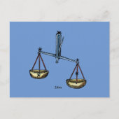 Zodiac: Libra in Color Postkarte (Vorderseite)