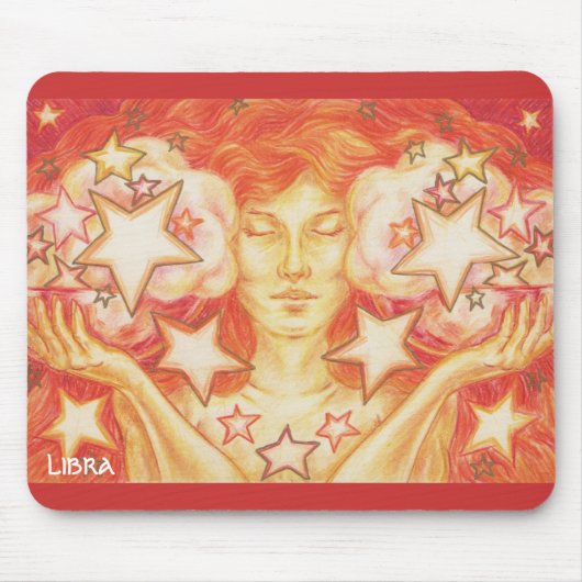 Zodiac Libra mousepad (Vorne)