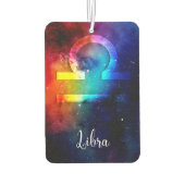 Zodiac : Libra Rainbow Space Autolufterfrischer (Rückseite)