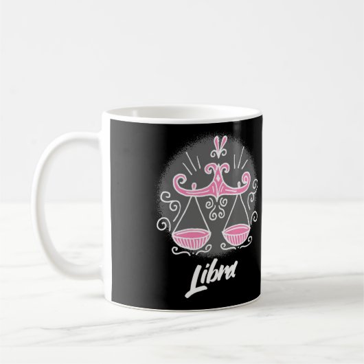 Zodiac Libra Symbol Coffee Tasse (Links)