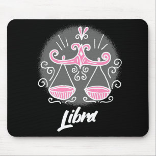 Zodiac Libra Symbol Mouse Pad Mousepad