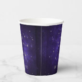 Zodiac Lila Aquarius | Astrologie Horoskop Pappbecher (Rechts)