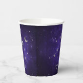 Zodiac Lila Aries | Kosmisches Astrologie Horoskop Pappbecher (Links)