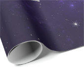 Zodiac Lila Gemini | Kosmisches Astrologie Horosko Geschenkpapier (Rolleneckpunkt)