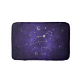 Zodiac Lila Leo | Kosmisches Astrologie Horoskop Badematte (Vorderseite)