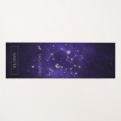 Zodiac Lila Sagittarius | Astrologie Horoskop Yogamatte (Vorderseite (Horizontal))