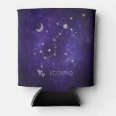 Zodiac Lila Scorpio | Kosmisches Astrologie Horosk Dosenkühler (Vorderseite)