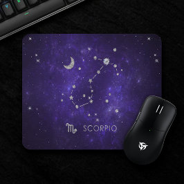 Zodiac Lila Scorpio | Kosmisches Astrologie Horosk Mousepad