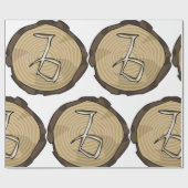 Zodiac Log Wrapping Paper Geschenkpapier (Flach)