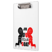 Zodiac Monogram ClipB Klemmbrett (Links)