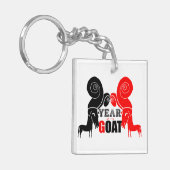 Zodiac Monogram KeyC1 Schlüsselanhänger (Vorderseite links)