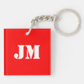 Zodiac Monogram KeyC1 Schlüsselanhänger (Rückseite)