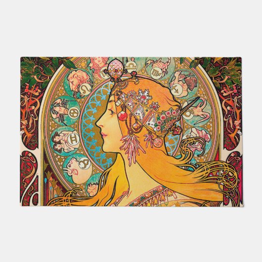 Zodiac, Mucha Fußmatte (Vorderseite)