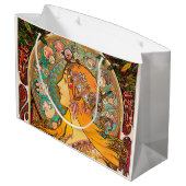 Zodiac, Mucha Große Geschenktüte (Rückseite Schrägansicht)