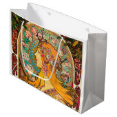 Zodiac, Mucha Große Geschenktüte (Vorderseite Schrägansicht)