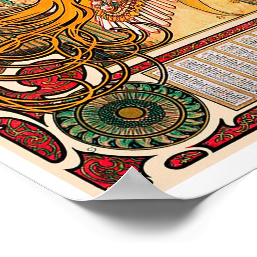 Zodiac, Mucha Poster (Ecke)