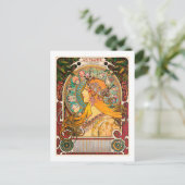 Zodiac, Mucha Postkarte (Stehend Vorderseite)