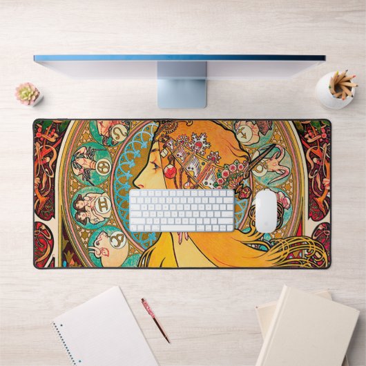 Zodiac, Mucha Schreibtischunterlage (Büro 1)
