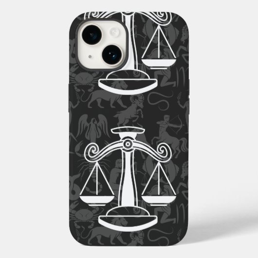 Zodiac Pattern Z02 - Libra.b Case-Mate iPhone Hülle (Rückseite)