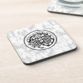Zodiac Pattern Z02 - Scorpio.w Getränkeuntersetzer (Linke Seite)