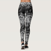 Zodiac Pattern Z02 - Scorpio.w Leggings (Rückseite)