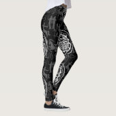 Zodiac Pattern Z02 - Scorpio.w Leggings (Rechts)