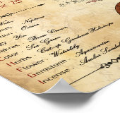 ZODIAC PISCES Birth Sign POSTER (Ecke)