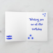 Zodiac Pisces Horoscope Card Karte (Innenseite)